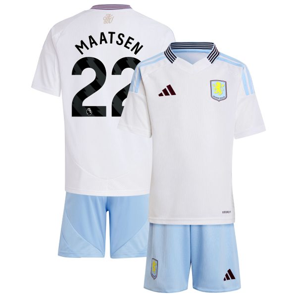 aston villa adidas away mini kit 2024-25 with maatsen 22 printing Collection | Aston Villa Shirts and Official Gear