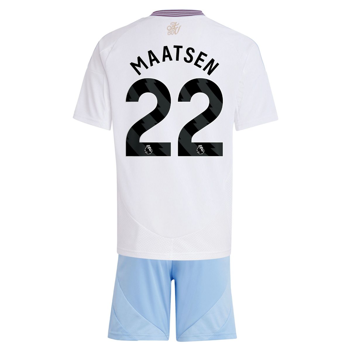 aston villa adidas away mini kit 2024-25 with maatsen 22 printing Collection | Aston Villa Shirts and Official Gear