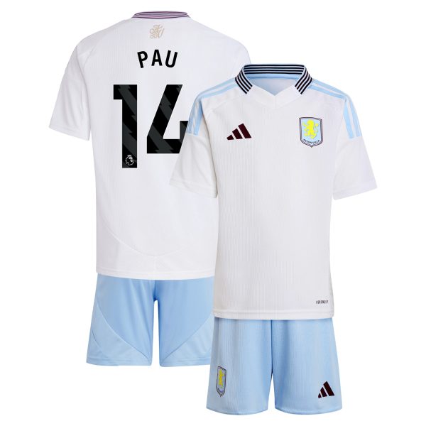 aston villa adidas away mini kit 2024-25 with pau 14 printing Collection | Aston Villa Shirts and Official Gear