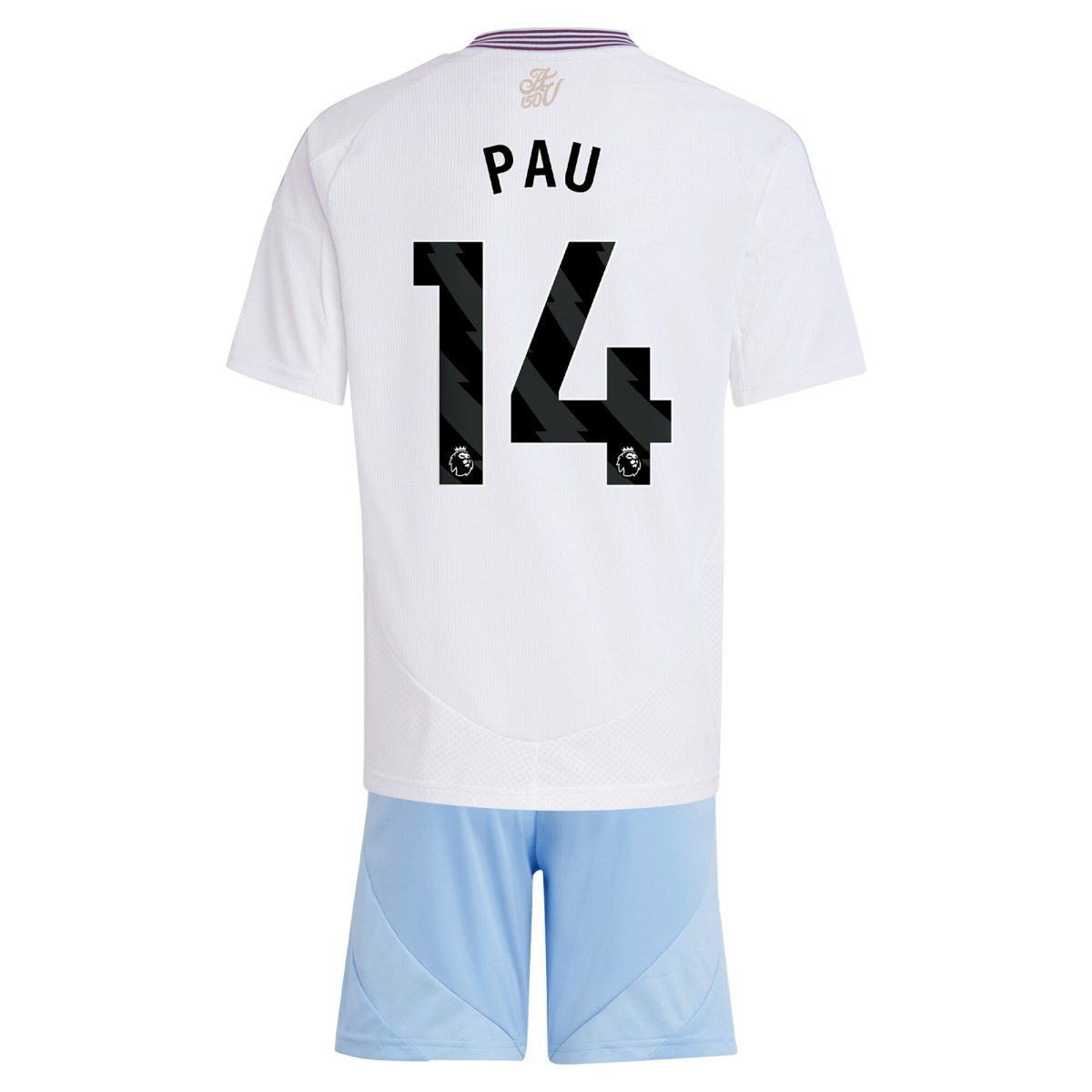 aston villa adidas away mini kit 2024-25 with pau 14 printing Collection | Aston Villa Shirts and Official Gear