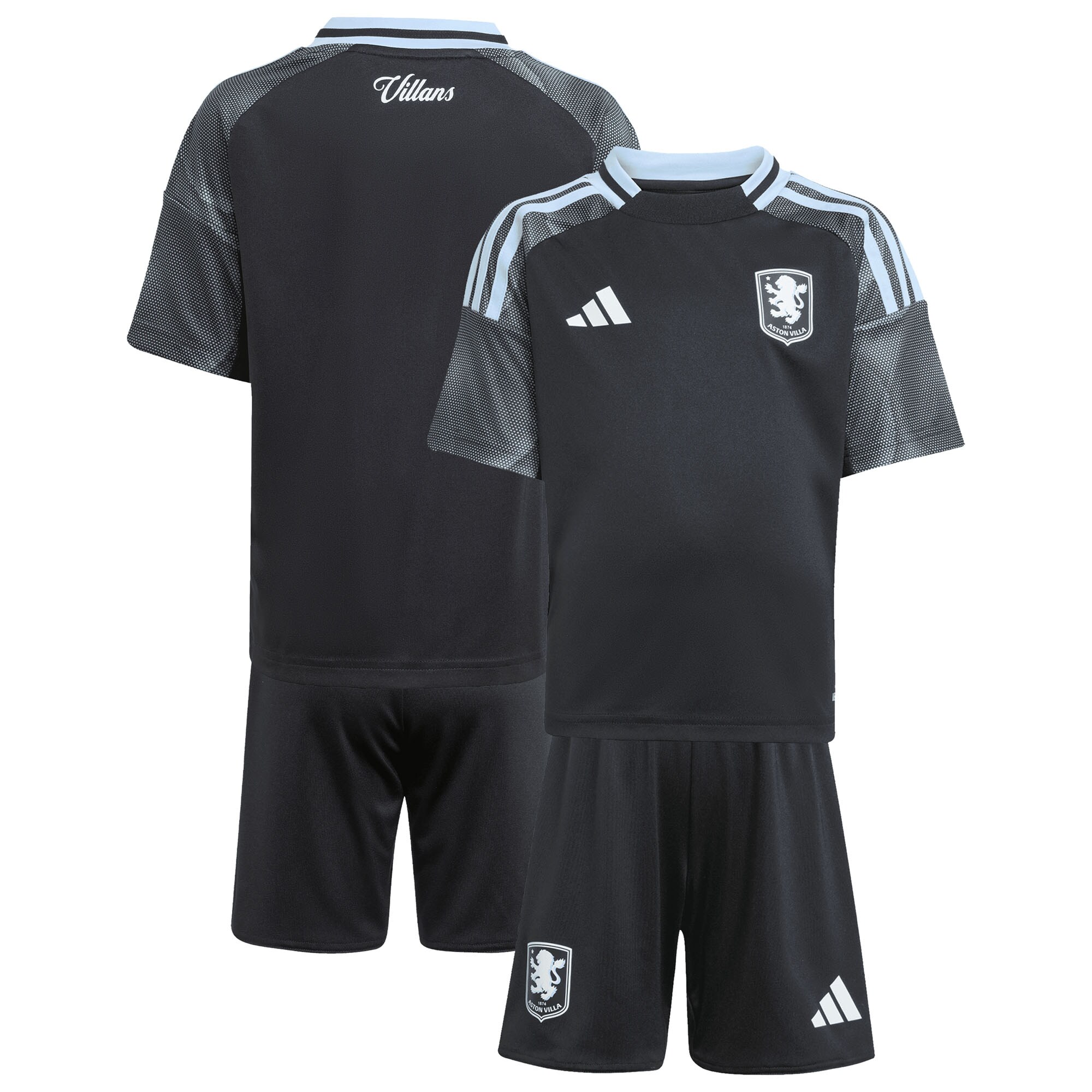 aston villa adidas away mini kit 2025-26 with custom printing Collection | Aston Villa Shirts and Official Gear