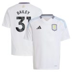 aston villa adidas away shirt 2024-25 – kids with bailey 31 printing Collection | Aston Villa Shirts and Official Gear