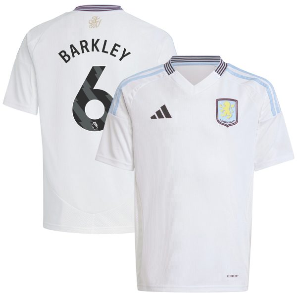 aston villa adidas away shirt 2024-25 – kids with barkley 6 printing Collection | Aston Villa Shirts and Official Gear