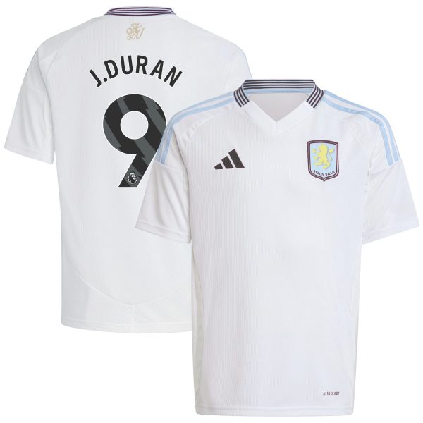 aston villa adidas away shirt 2024-25 – kids with j.duran 9 printing Collection | Aston Villa Shirts and Official Gear