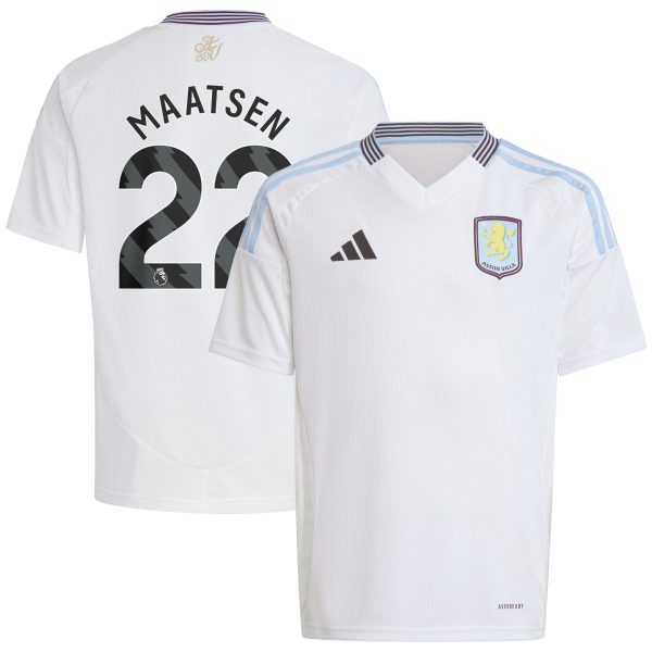 aston villa adidas away shirt 2024-25 – kids with maatsen 22 printing Collection | Aston Villa Shirts and Official Gear