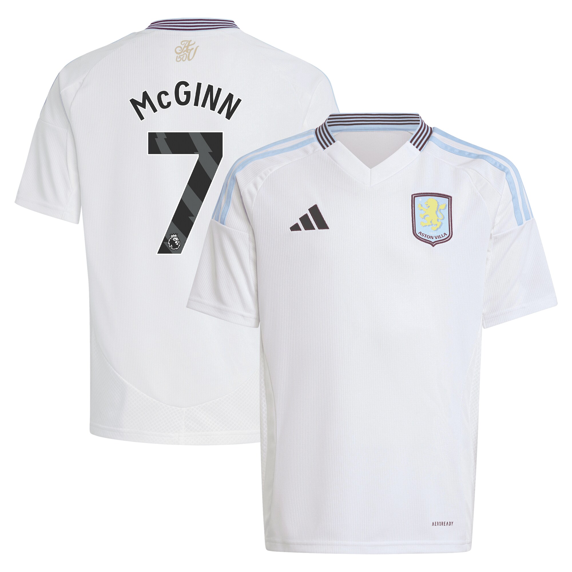 aston villa adidas away shirt 2024-25 – kids with mcginn 7 printing Collection | Aston Villa Shirts and Official Gear