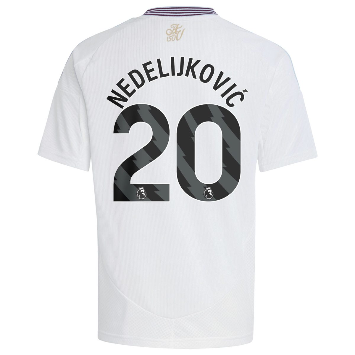 aston villa adidas away shirt 2024-25 – kids with nedeljković 20 printing Collection | Aston Villa Shirts and Official Gear