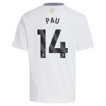 aston villa adidas away shirt 2024-25 – kids with pau 14 printing Collection | Aston Villa Shirts and Official Gear