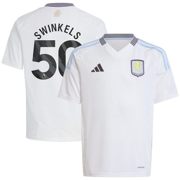 aston villa adidas away shirt 2024-25 – kids with swinkels 50 printing Collection | Aston Villa Shirts and Official Gear
