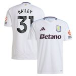 aston villa adidas away shirt 2024-25 with bailey 31 printing Collection | Aston Villa Shirts and Official Gear