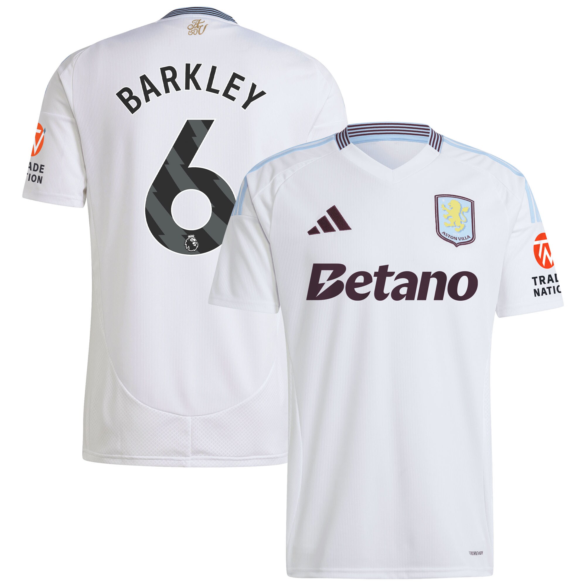 aston villa adidas away shirt 2024-25 with barkley 6 printing Collection | Aston Villa Shirts and Official Gear