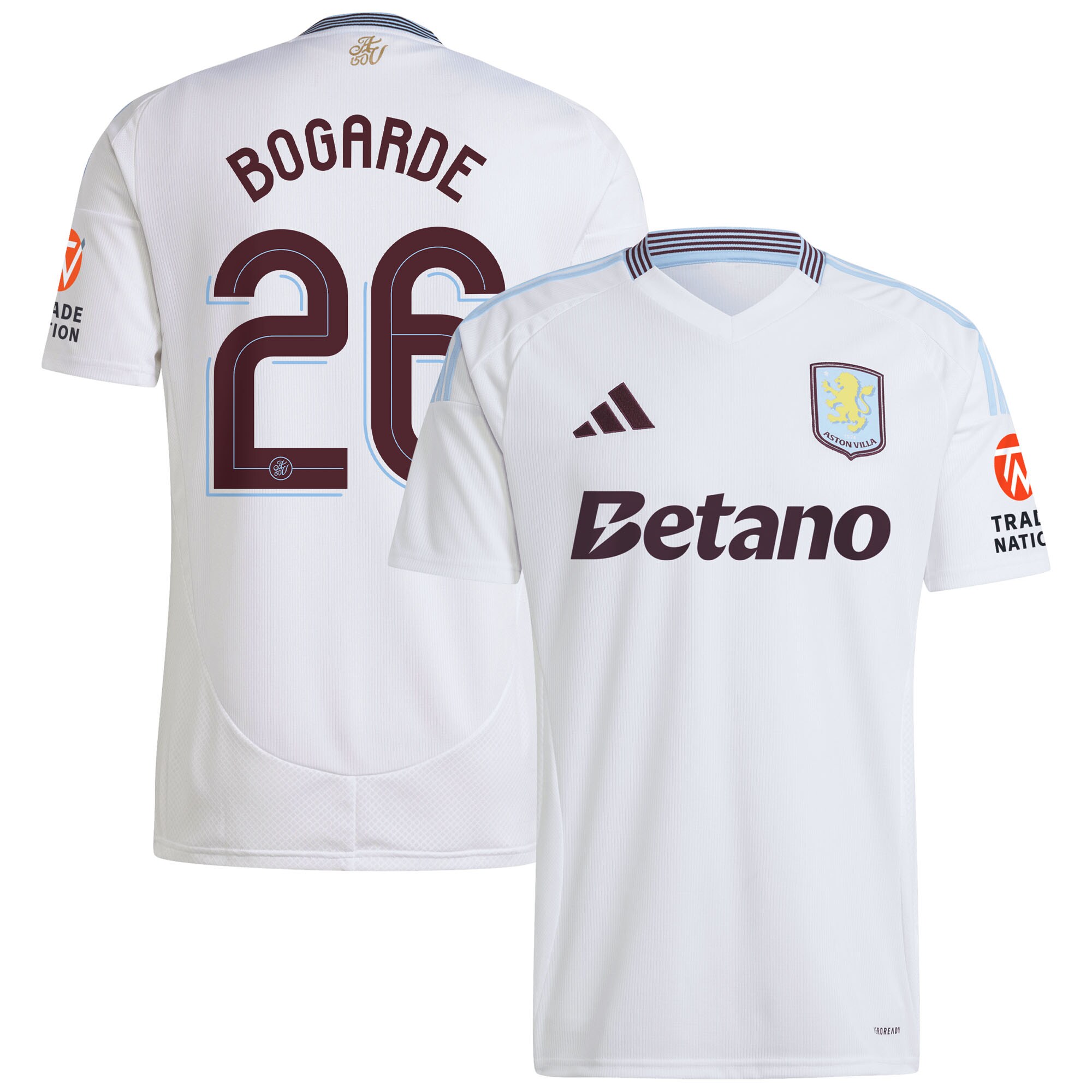 aston villa adidas away shirt 2024-25 with bogarde 26 cup printing Collection | Aston Villa Shirts and Official Gear
