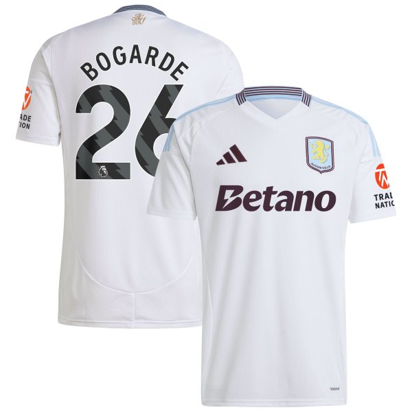 aston villa adidas away shirt 2024-25 with bogarde 26 printing Collection | Aston Villa Shirts and Official Gear