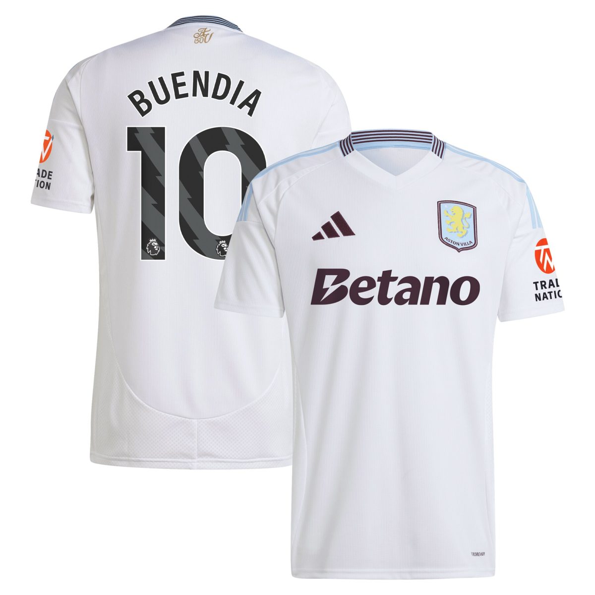 aston villa adidas away shirt 2024-25 with buendia 10 printing Collection | Aston Villa Shirts and Official Gear