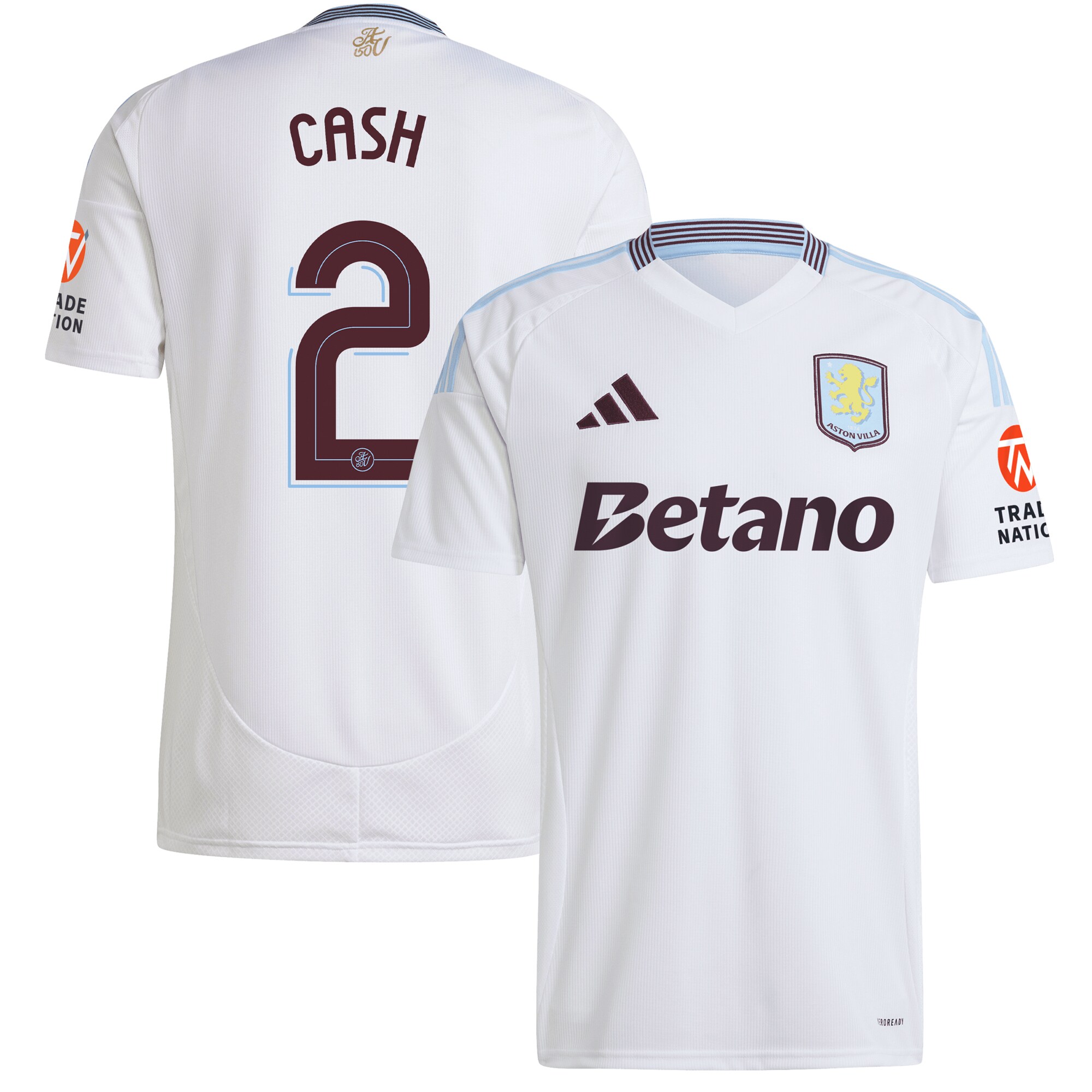 aston villa adidas away shirt 2024-25 with cash 2 cup printing Collection | Aston Villa Shirts and Official Gear