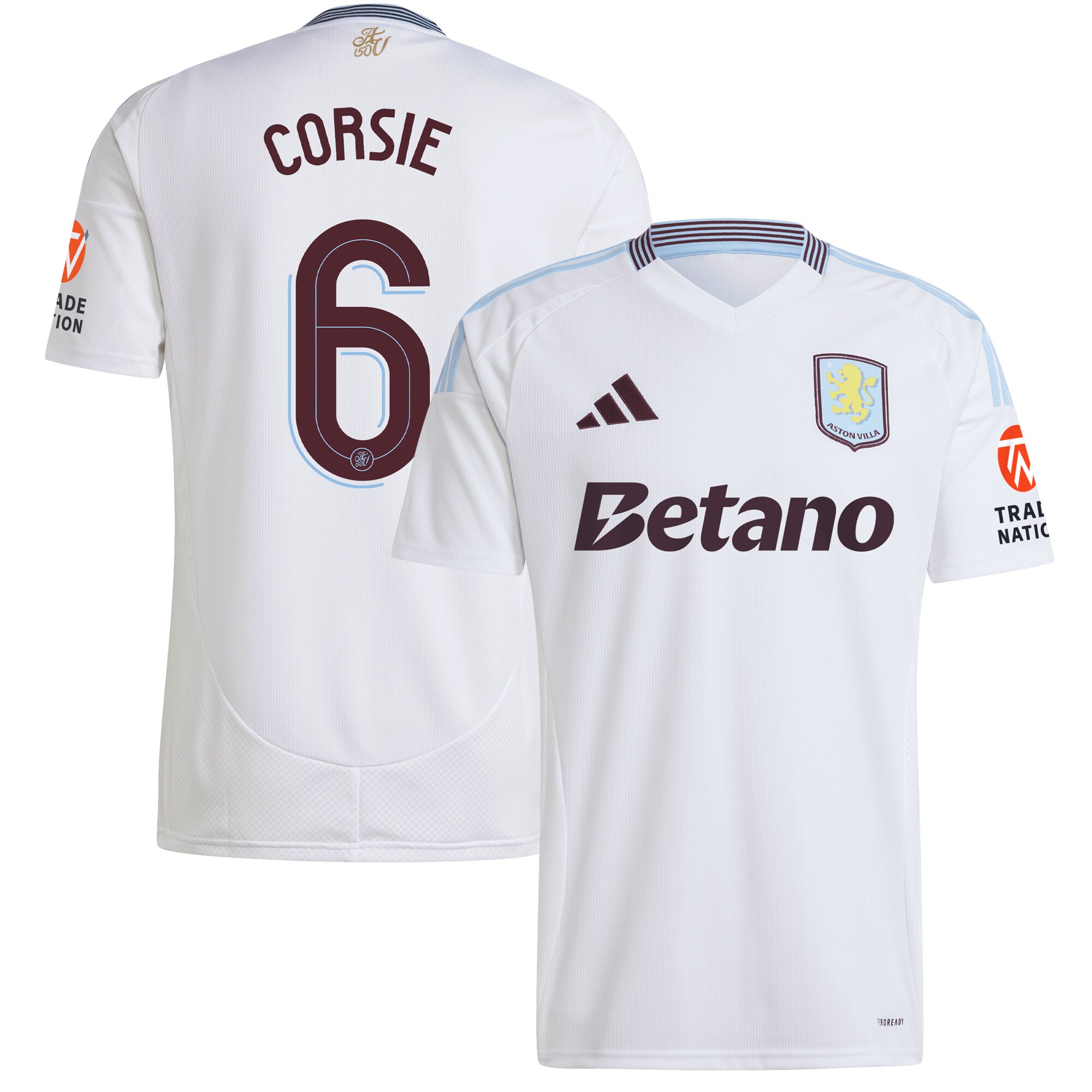 aston villa adidas away shirt 2024-25 with corsie 6 cup printing Collection | Aston Villa Shirts and Official Gear