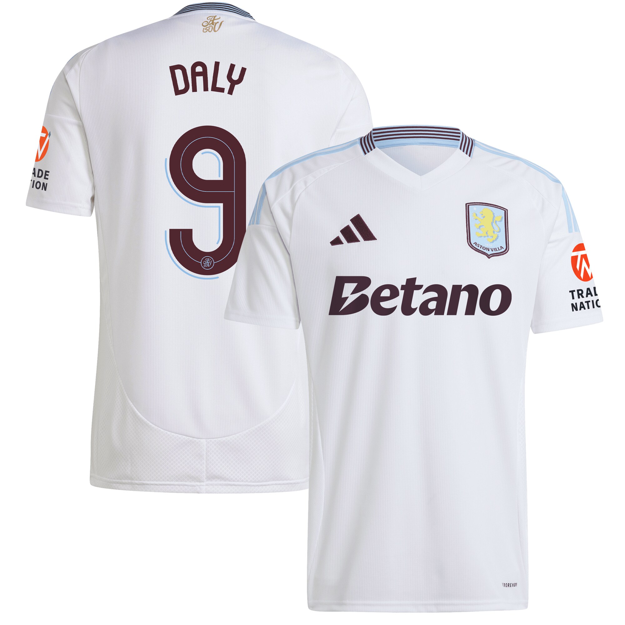 aston villa adidas away shirt 2024-25 with daly 9 cup printing Collection | Aston Villa Shirts and Official Gear