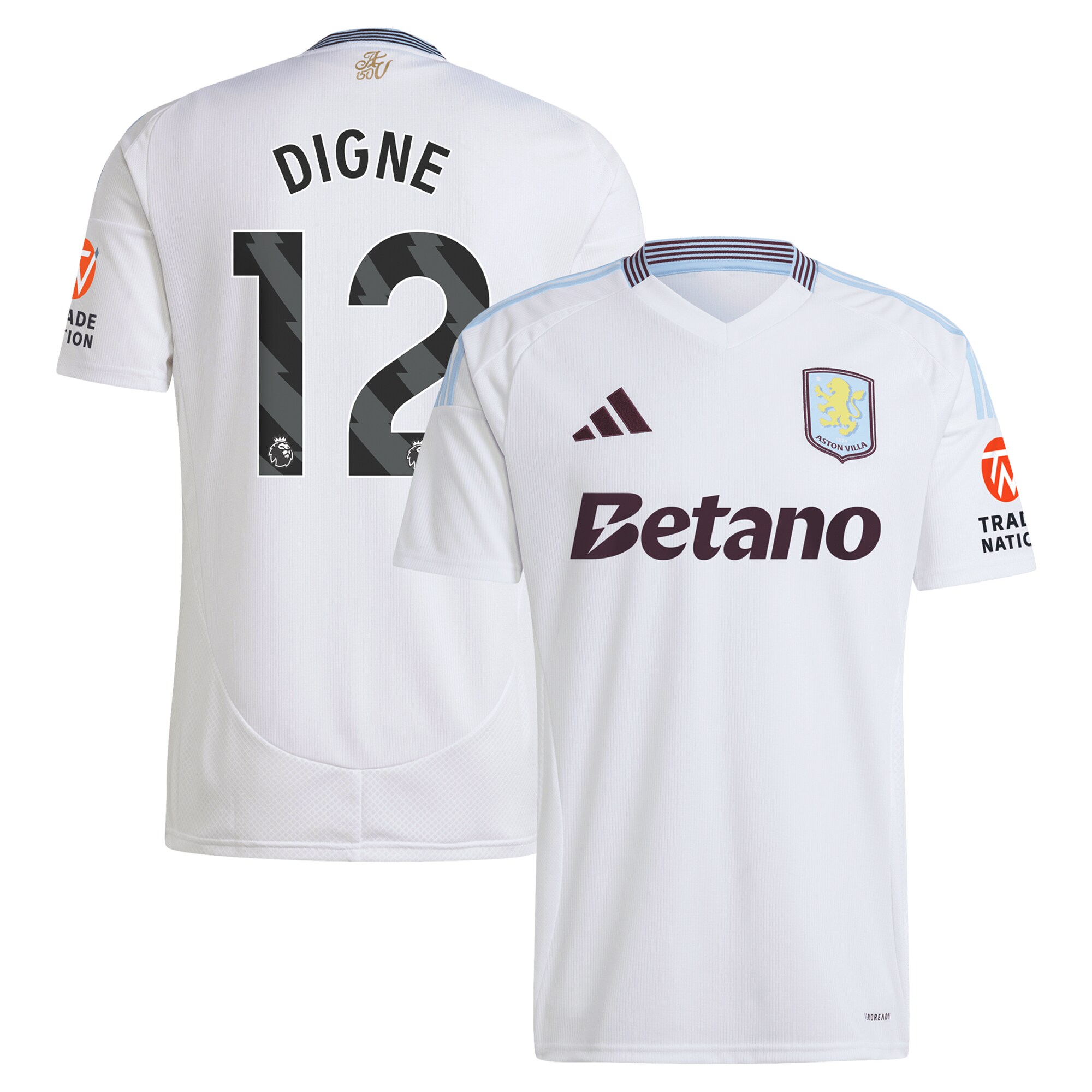 aston villa adidas away shirt 2024-25 with digne 12 printing Collection | Aston Villa Shirts and Official Gear