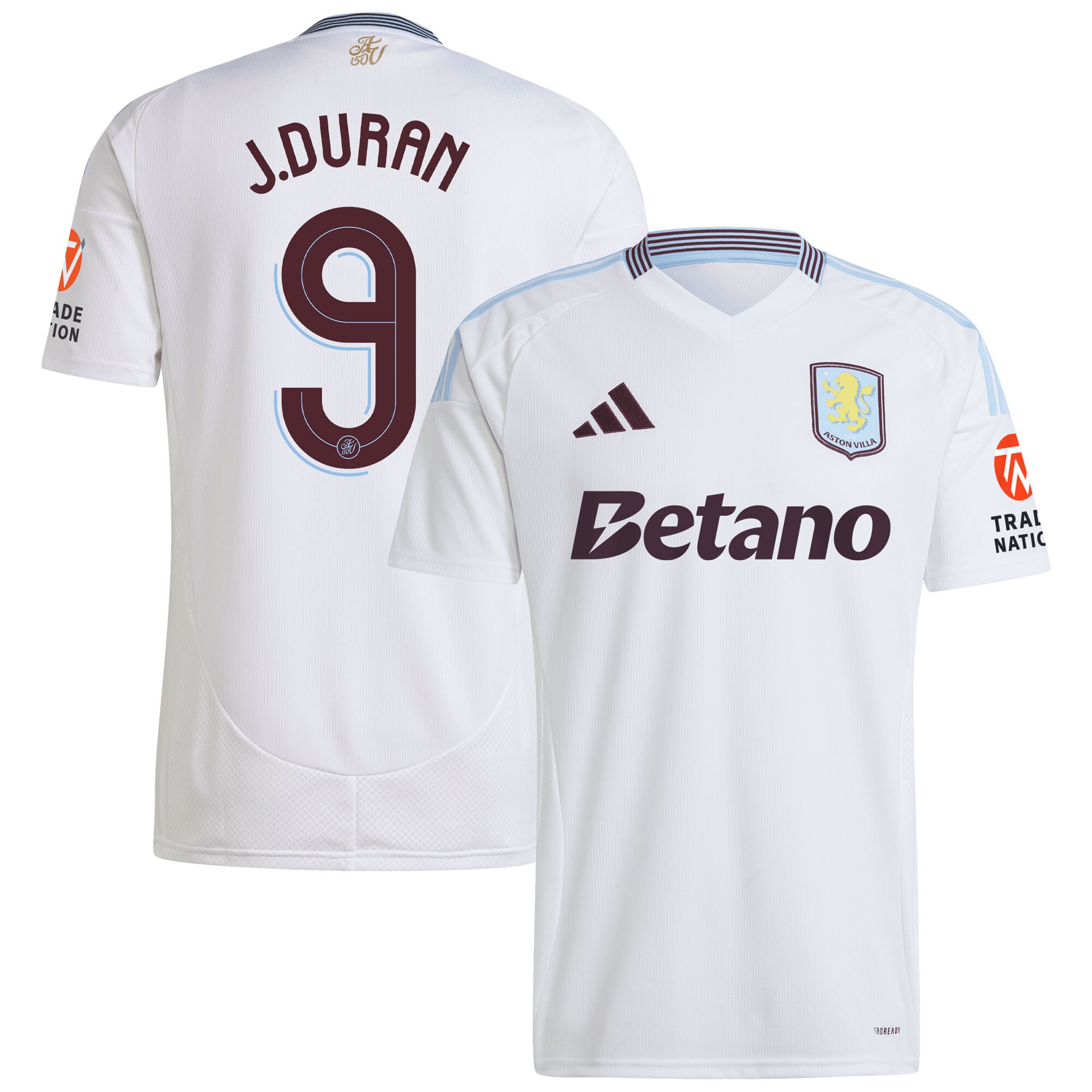 aston villa adidas away shirt 2024-25 with duran 9 cup printing Collection | Aston Villa Shirts and Official Gear