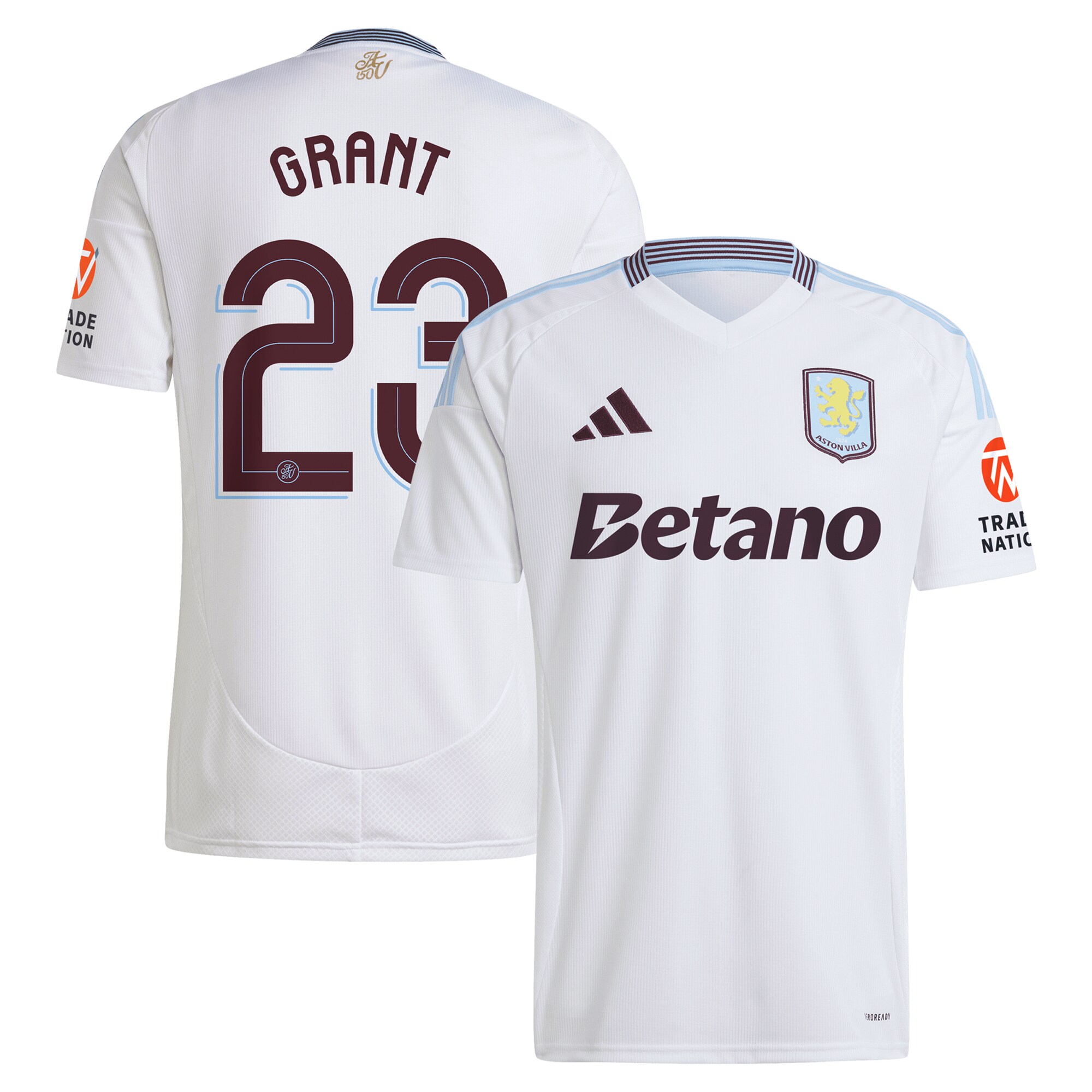 aston villa adidas away shirt 2024-25 with grant 23 cup printing Collection | Aston Villa Shirts and Official Gear
