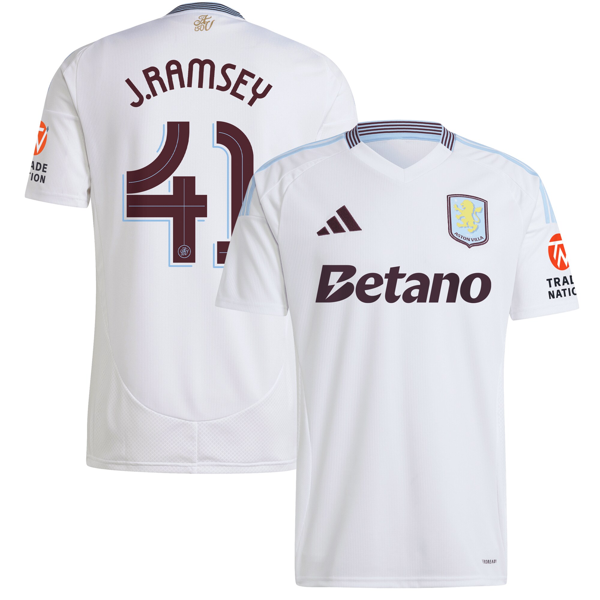 aston villa adidas away shirt 2024-25 with j. ramsey 41 cup printing Collection | Aston Villa Shirts and Official Gear