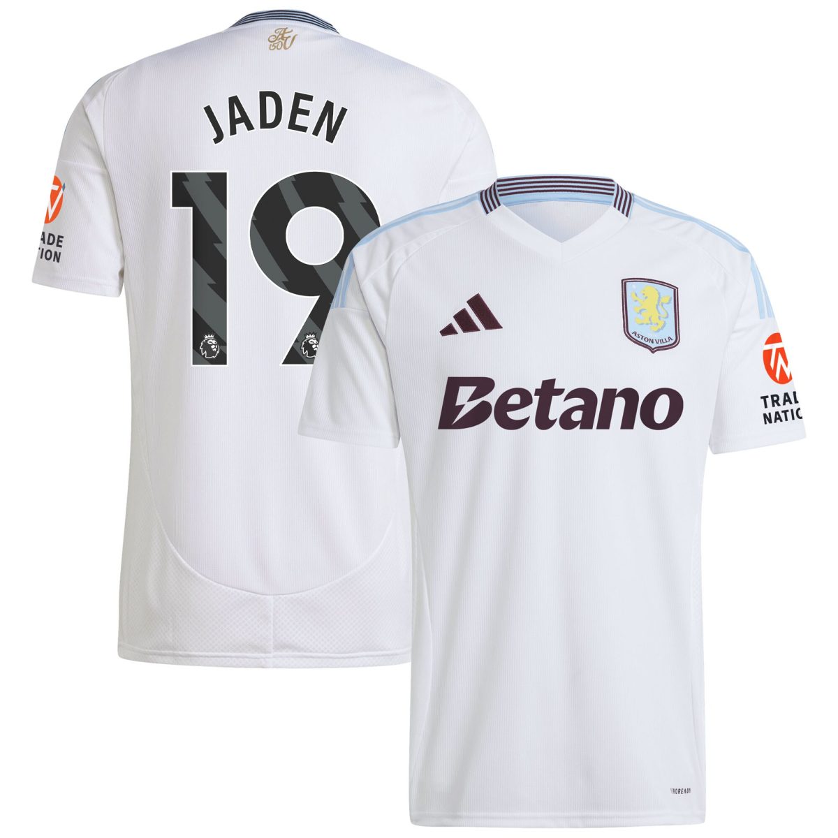 aston villa adidas away shirt 2024-25 with jaden 19 printing Collection | Aston Villa Shirts and Official Gear