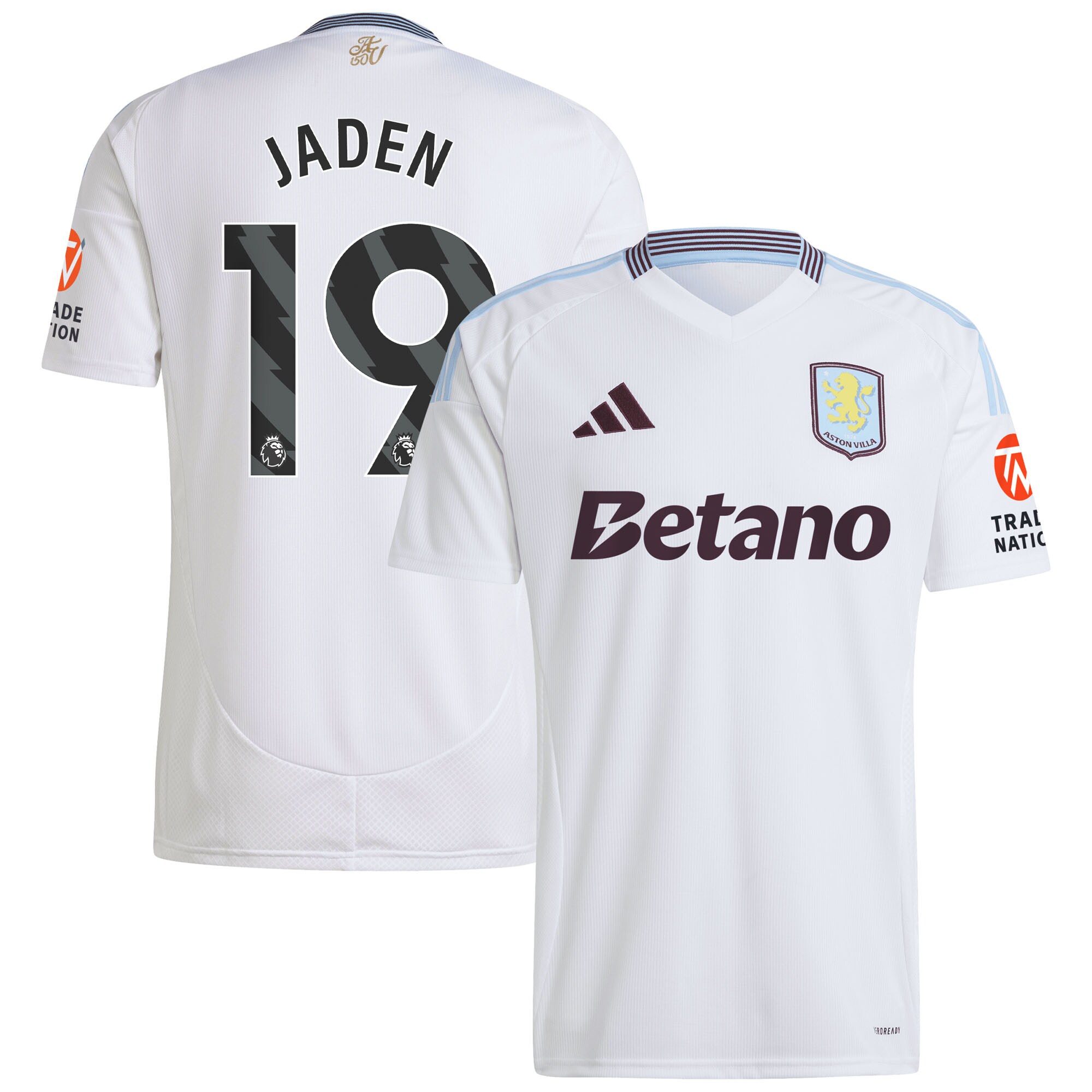 aston villa adidas away shirt 2024-25 with jaden 19 printing Collection | Aston Villa Shirts and Official Gear