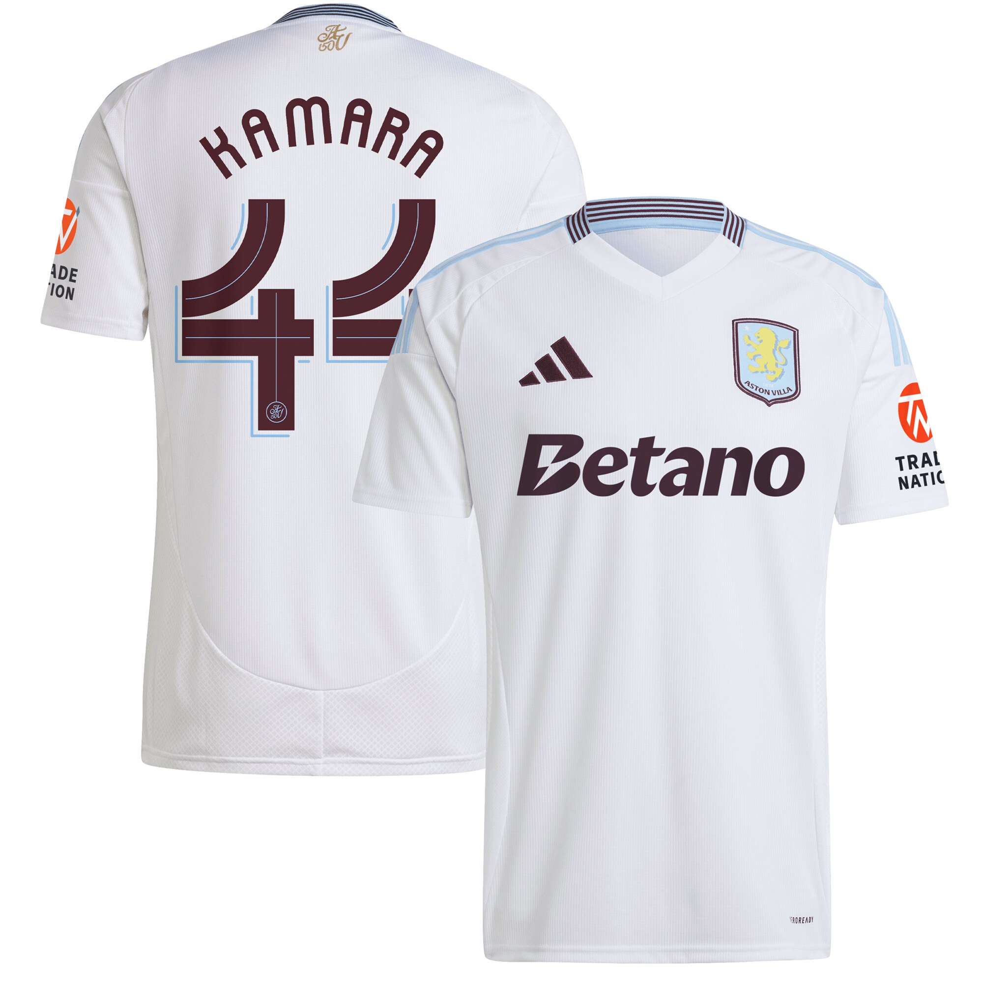 aston villa adidas away shirt 2024-25 with kamara 44 cup printing Collection | Aston Villa Shirts and Official Gear