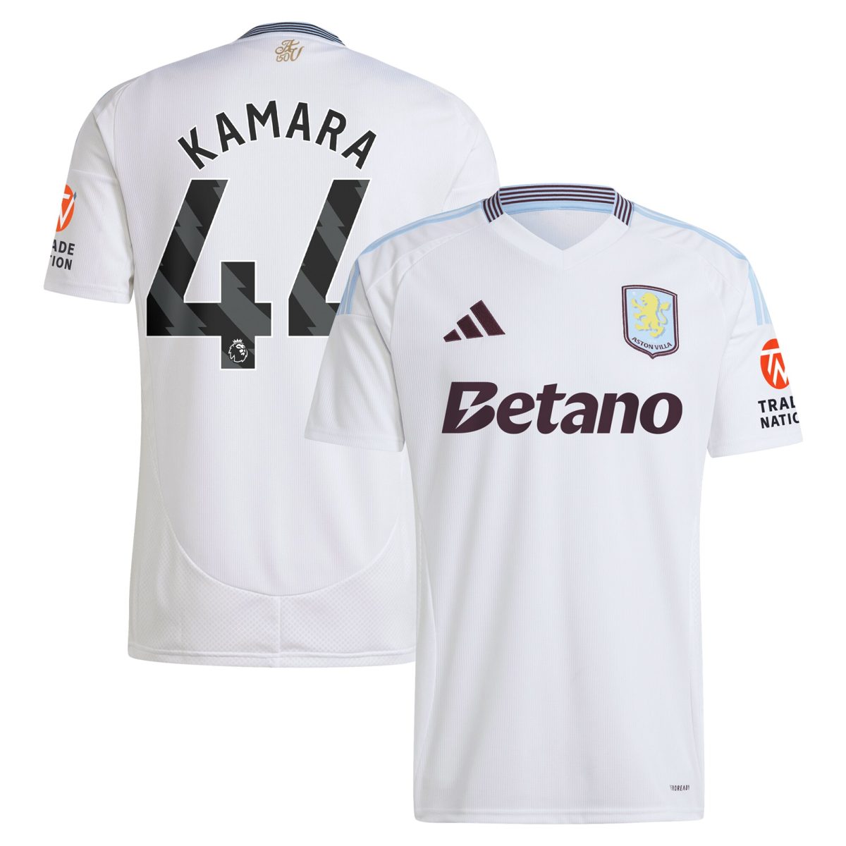 aston villa adidas away shirt 2024-25 with kamara 44 printing Collection | Aston Villa Shirts and Official Gear
