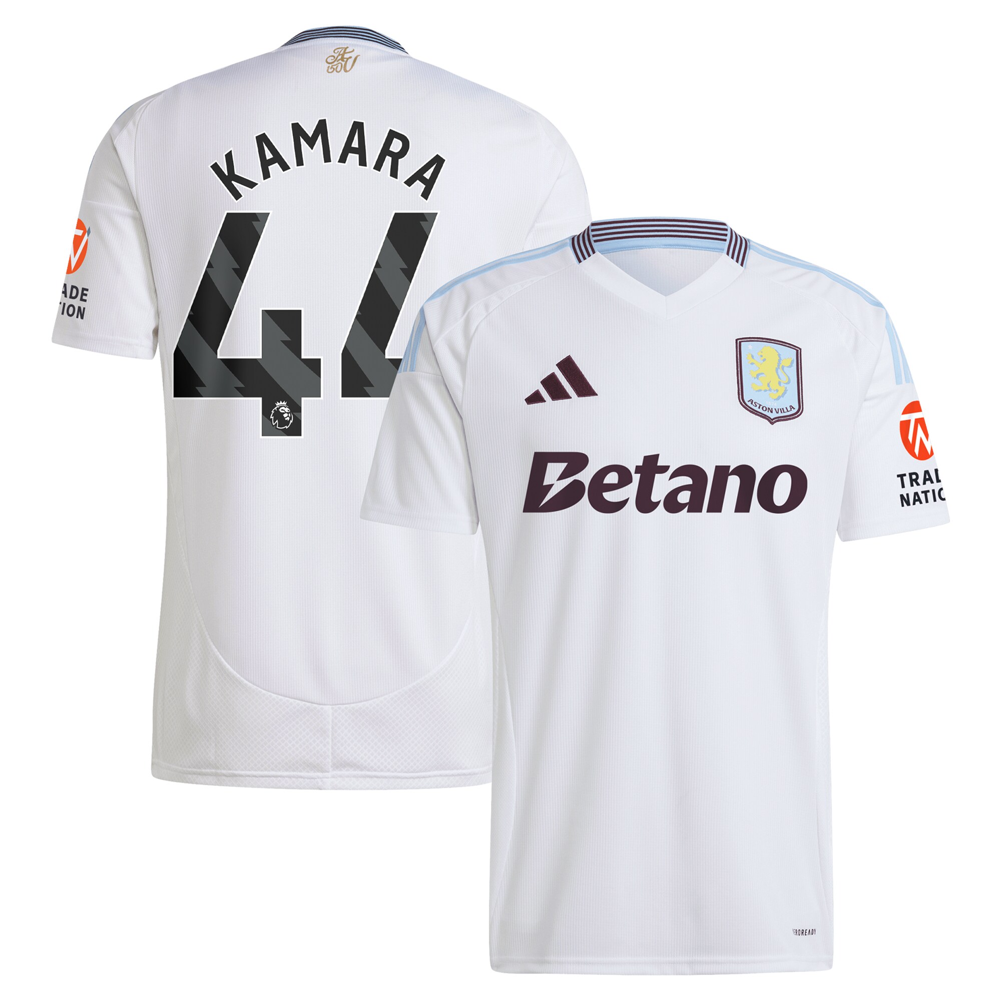 aston villa adidas away shirt 2024-25 with kamara 44 printing Collection | Aston Villa Shirts and Official Gear