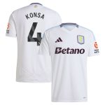 aston villa adidas away shirt 2024-25 with konsa 4 printing Collection | Aston Villa Shirts and Official Gear