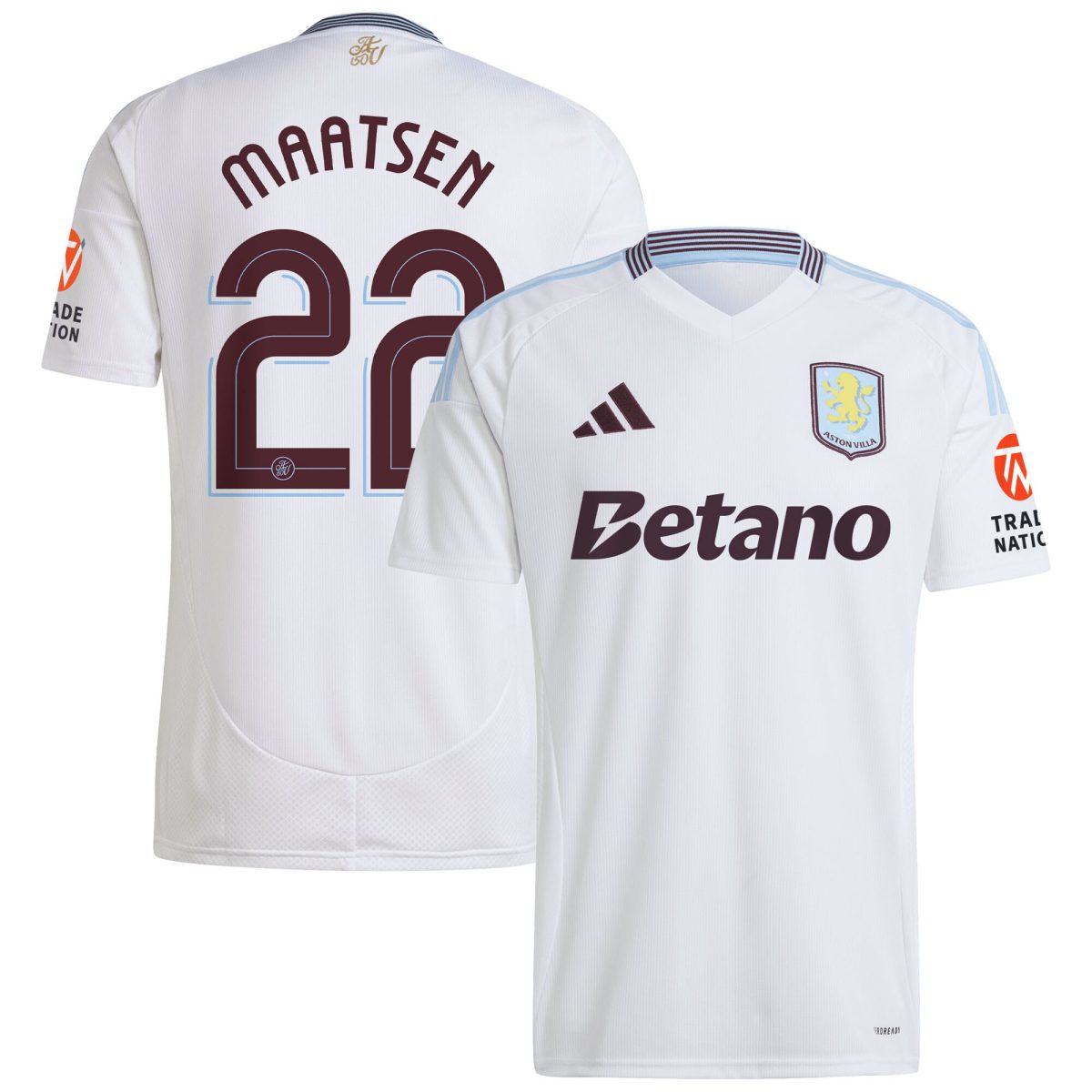 aston villa adidas away shirt 2024-25 with maatsen 22 cup printing Collection | Aston Villa Shirts and Official Gear