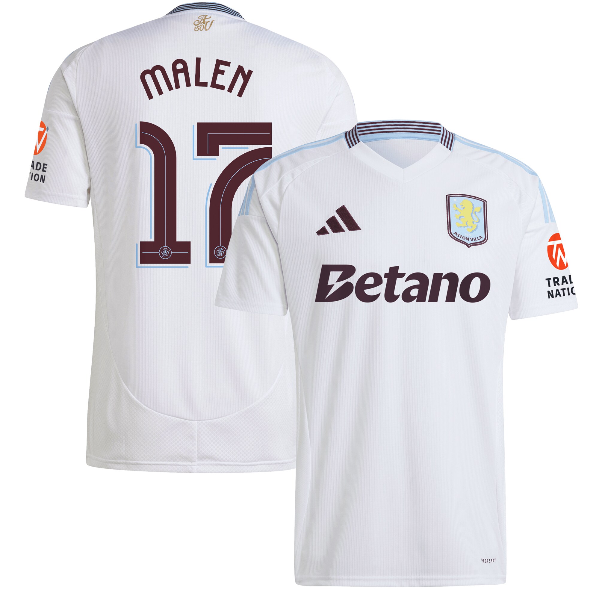 aston villa adidas away shirt 2024-25 with malen 17 cup printing Collection | Aston Villa Shirts and Official Gear
