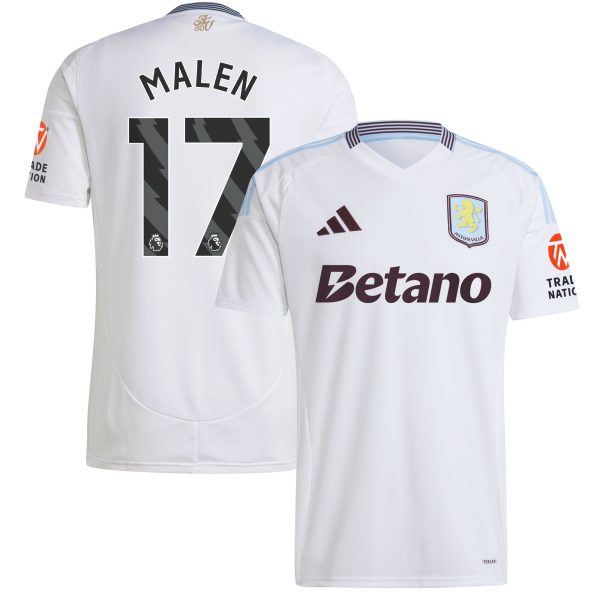 aston villa adidas away shirt 2024-25 with malen 17 printing Collection | Aston Villa Shirts and Official Gear