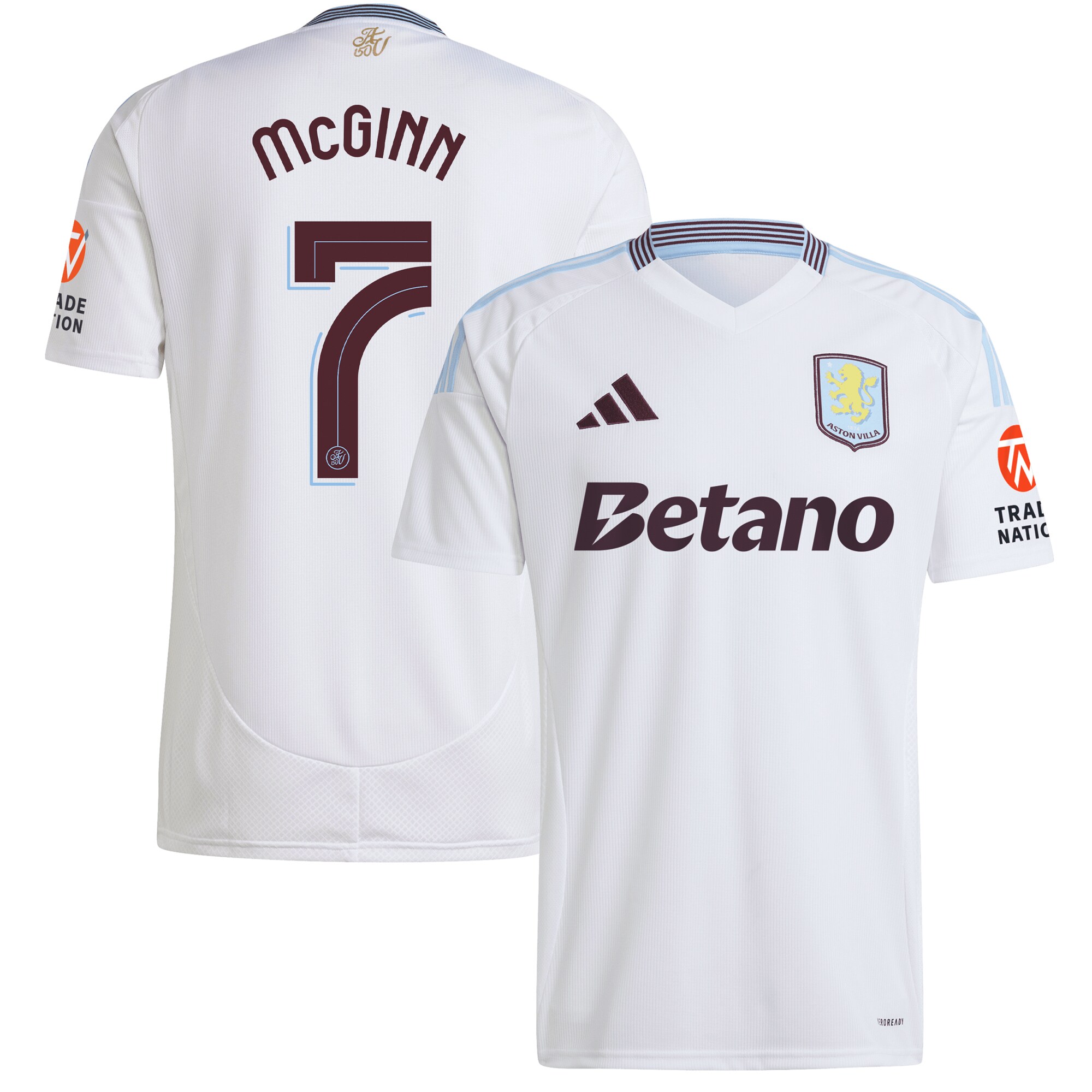 aston villa adidas away shirt 2024-25 with mcginn 7 cup printing Collection | Aston Villa Shirts and Official Gear