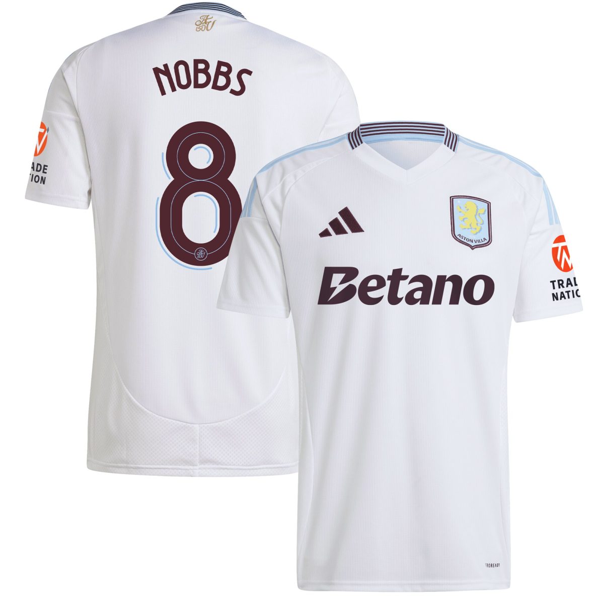aston villa adidas away shirt 2024-25 with nobbs 8 cup printing Collection | Aston Villa Shirts and Official Gear