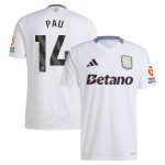 aston villa adidas away shirt 2024-25 with pau 14 printing Collection | Aston Villa Shirts and Official Gear