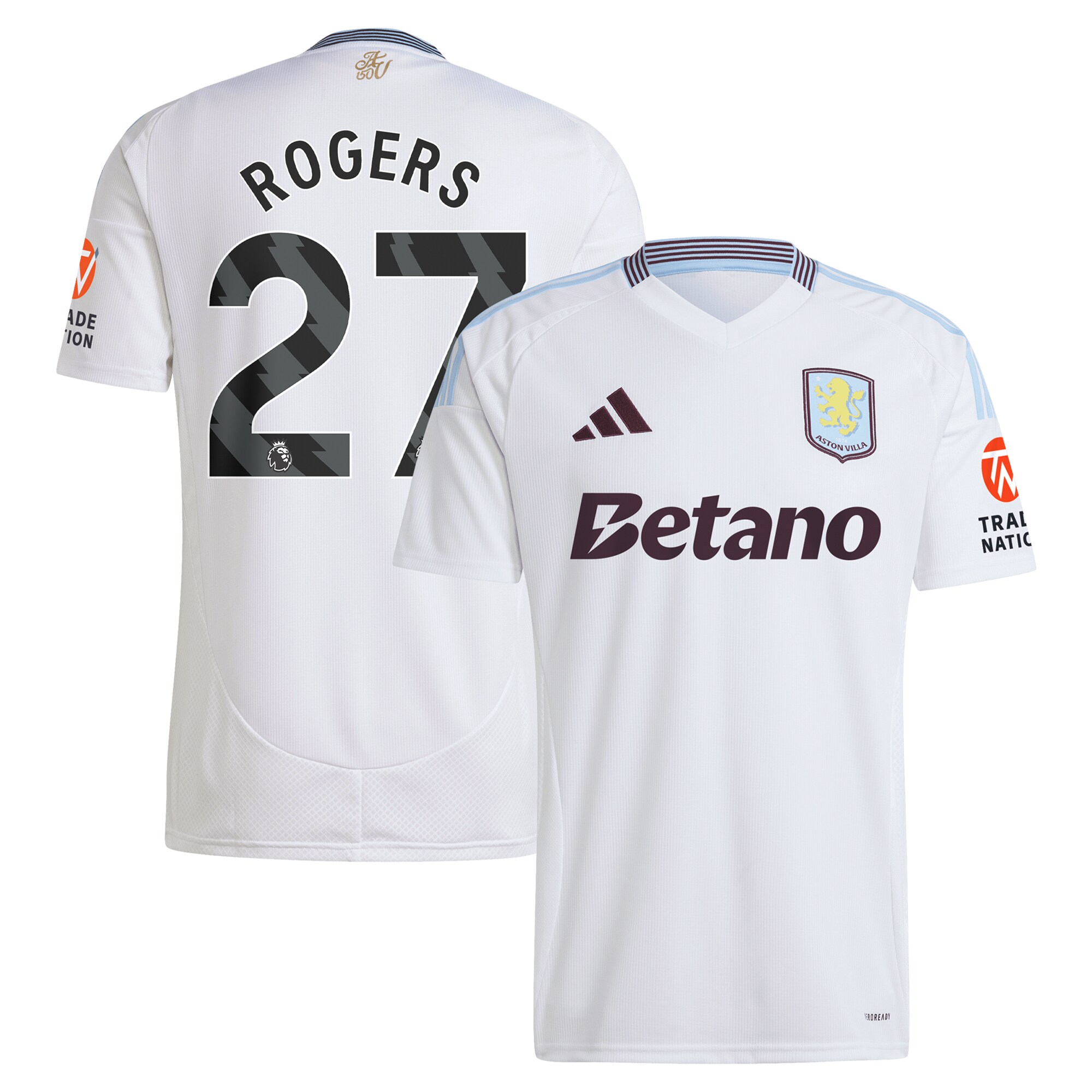 aston villa adidas away shirt 2024-25 with rogers 27 printing Collection | Aston Villa Shirts and Official Gear