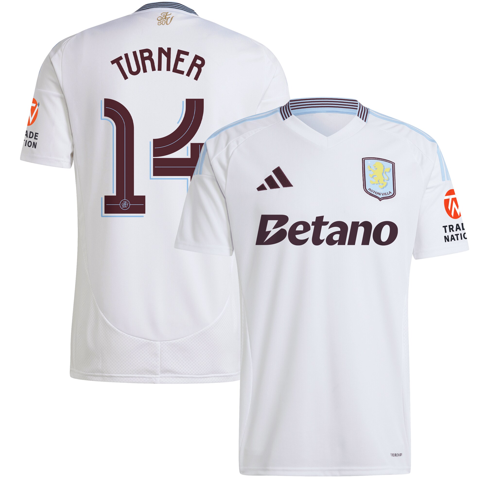 aston villa adidas away shirt 2024-25 with turner 14 cup printing Collection | Aston Villa Shirts and Official Gear