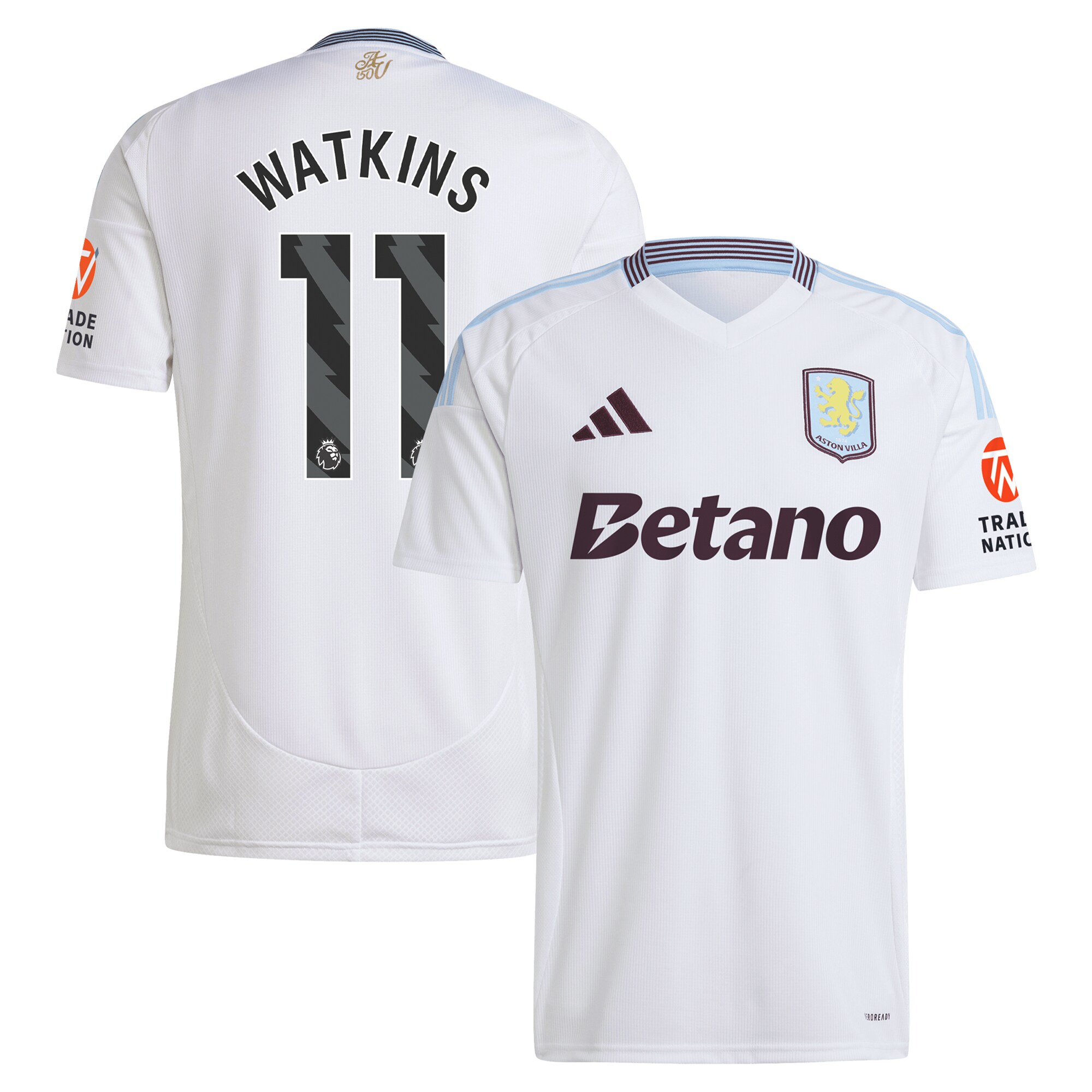 aston villa adidas away shirt 2024-25 with watkins 11 printing Collection | Aston Villa Shirts and Official Gear