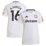aston villa adidas away shirt 2024-25 – womens with a.garcía 16 printing Collection | Aston Villa Shirts and Official Gear