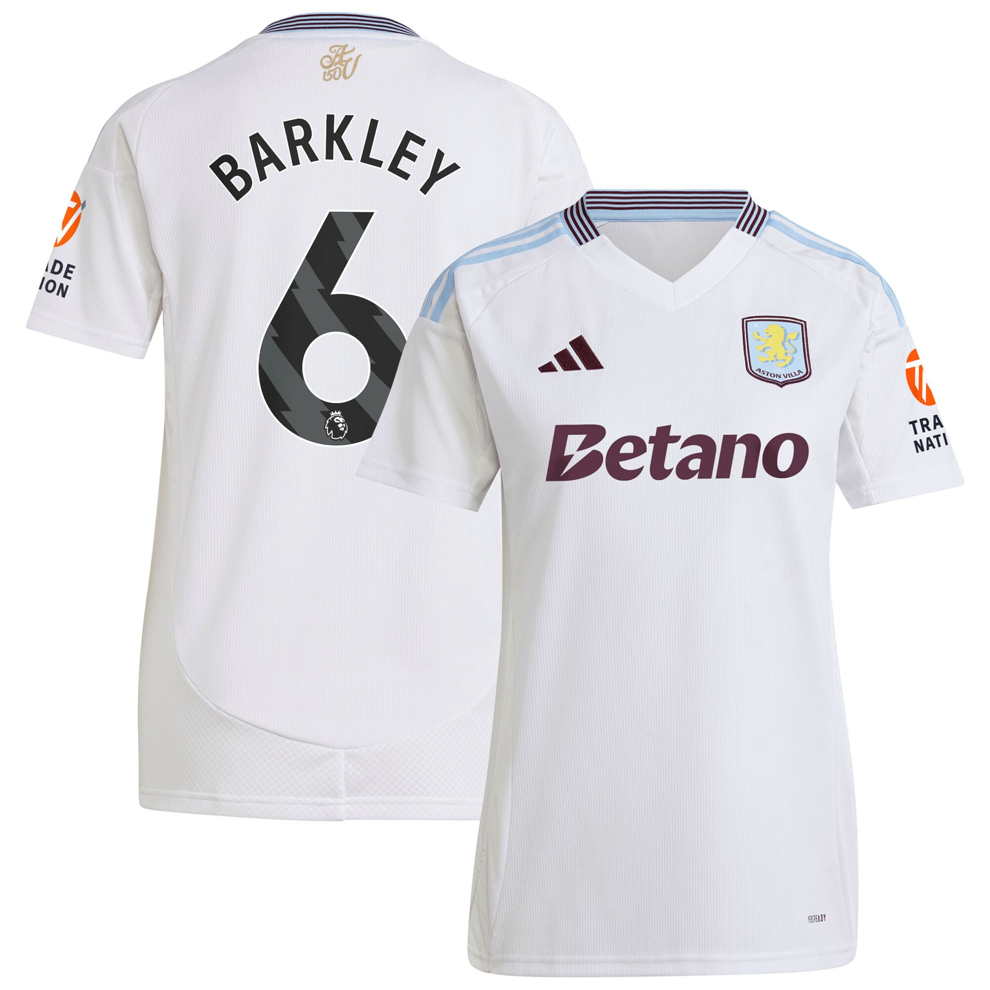 aston villa adidas away shirt 2024-25 – womens with barkley 6 printing Collection | Aston Villa Shirts and Official Gear