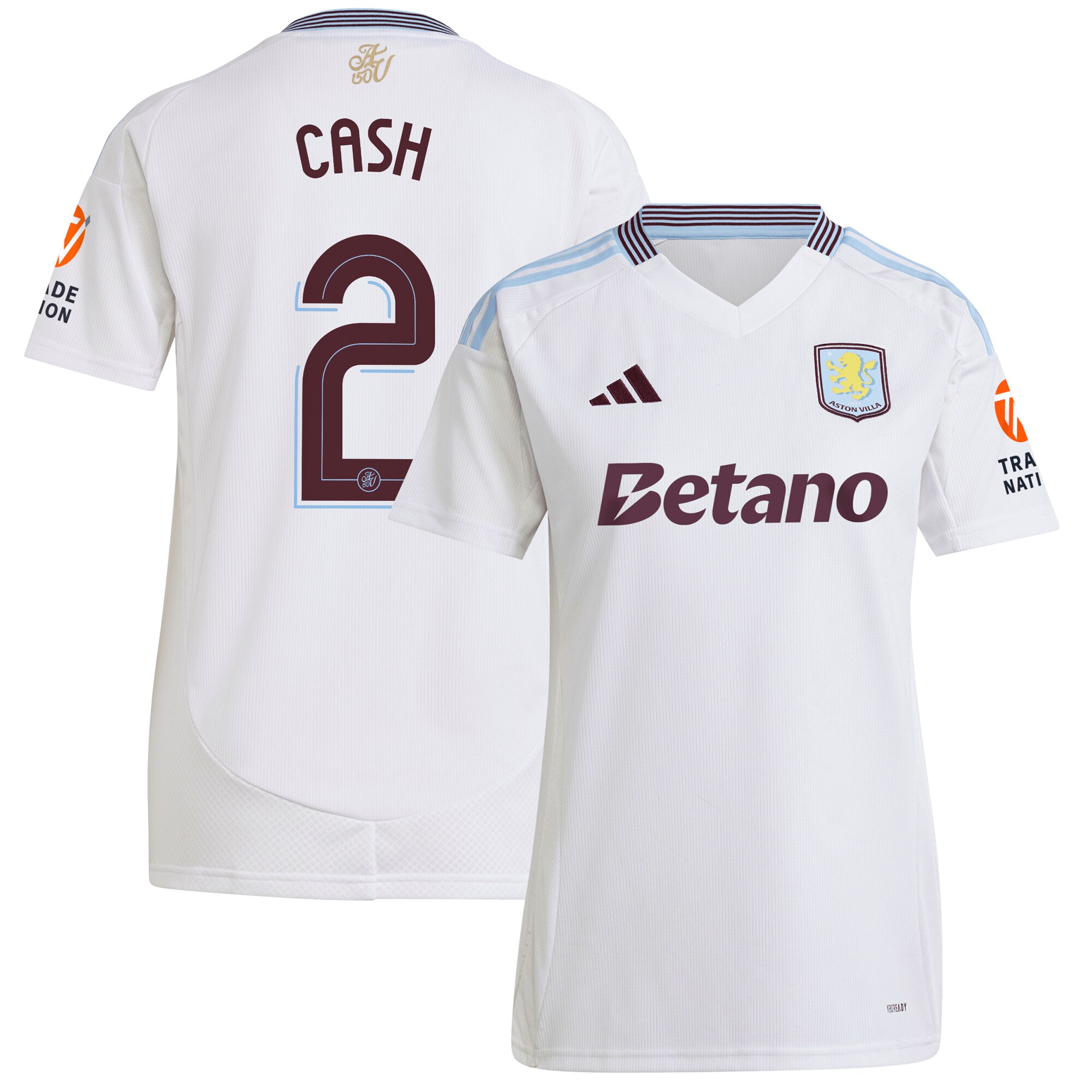 aston villa adidas away shirt 2024-25 – womens with cash 2 cup printing Collection | Aston Villa Shirts and Official Gear