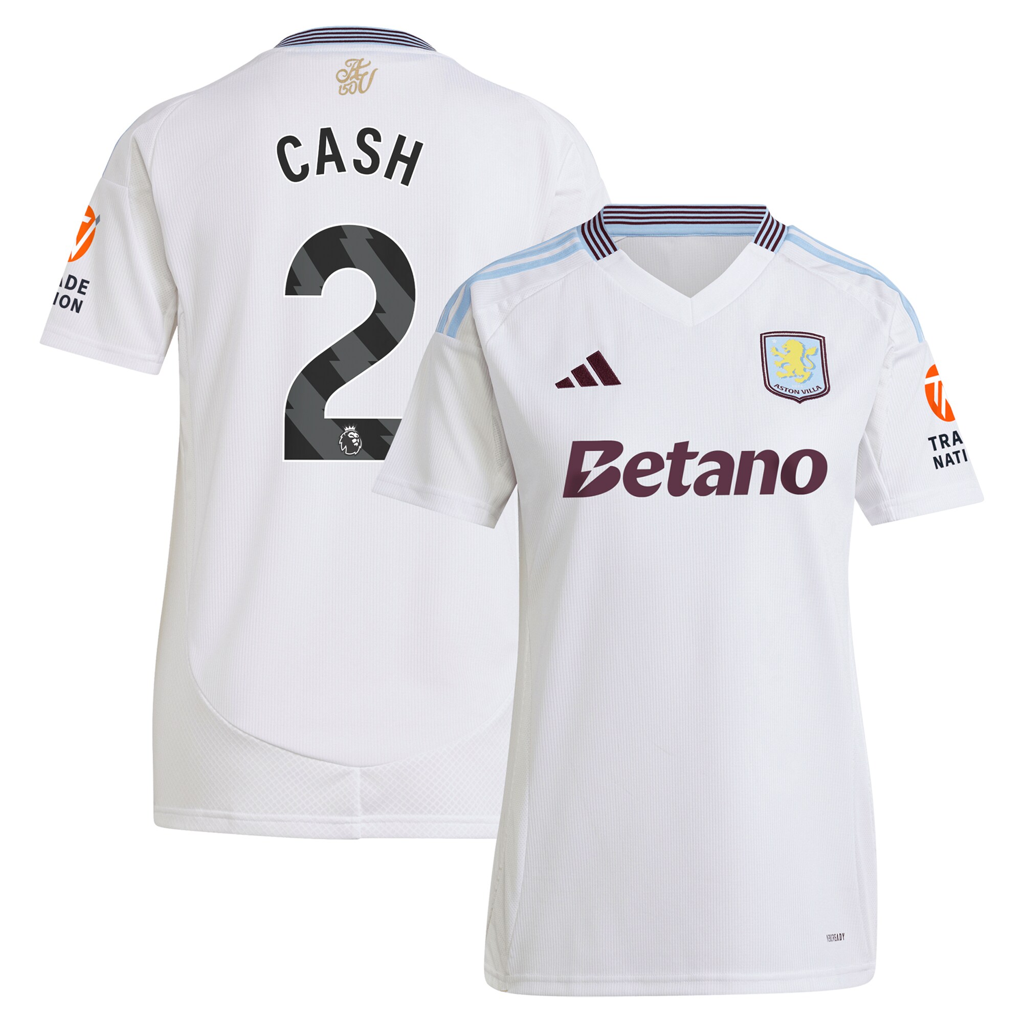 aston villa adidas away shirt 2024-25 – womens with cash 2 printing Collection | Aston Villa Shirts and Official Gear