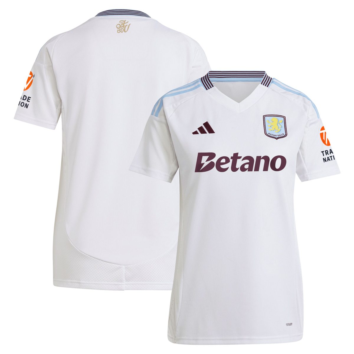 aston villa adidas away shirt 2024-25 – womens with custom printing Collection | Aston Villa Shirts and Official Gear
