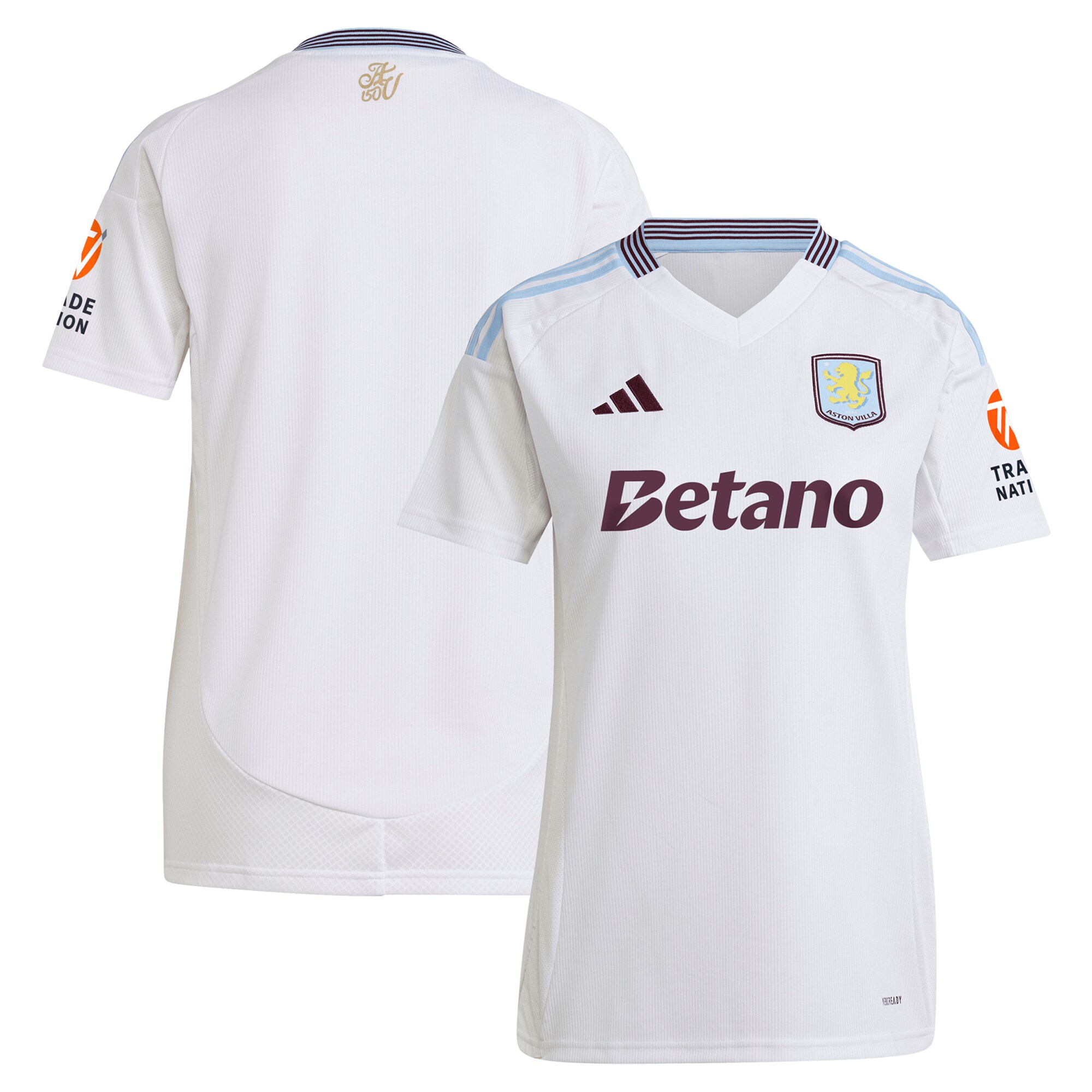 aston villa adidas away shirt 2024-25 – womens with custom printing Collection | Aston Villa Shirts and Official Gear