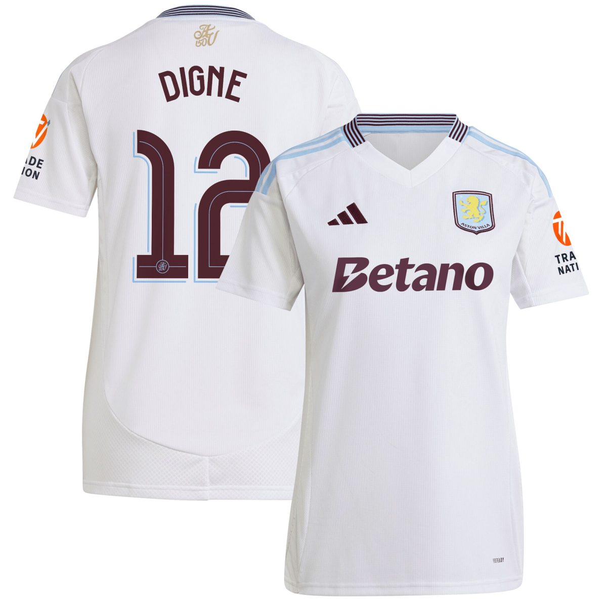 aston villa adidas away shirt 2024-25 – womens with digne 12 cup printing Collection | Aston Villa Shirts and Official Gear