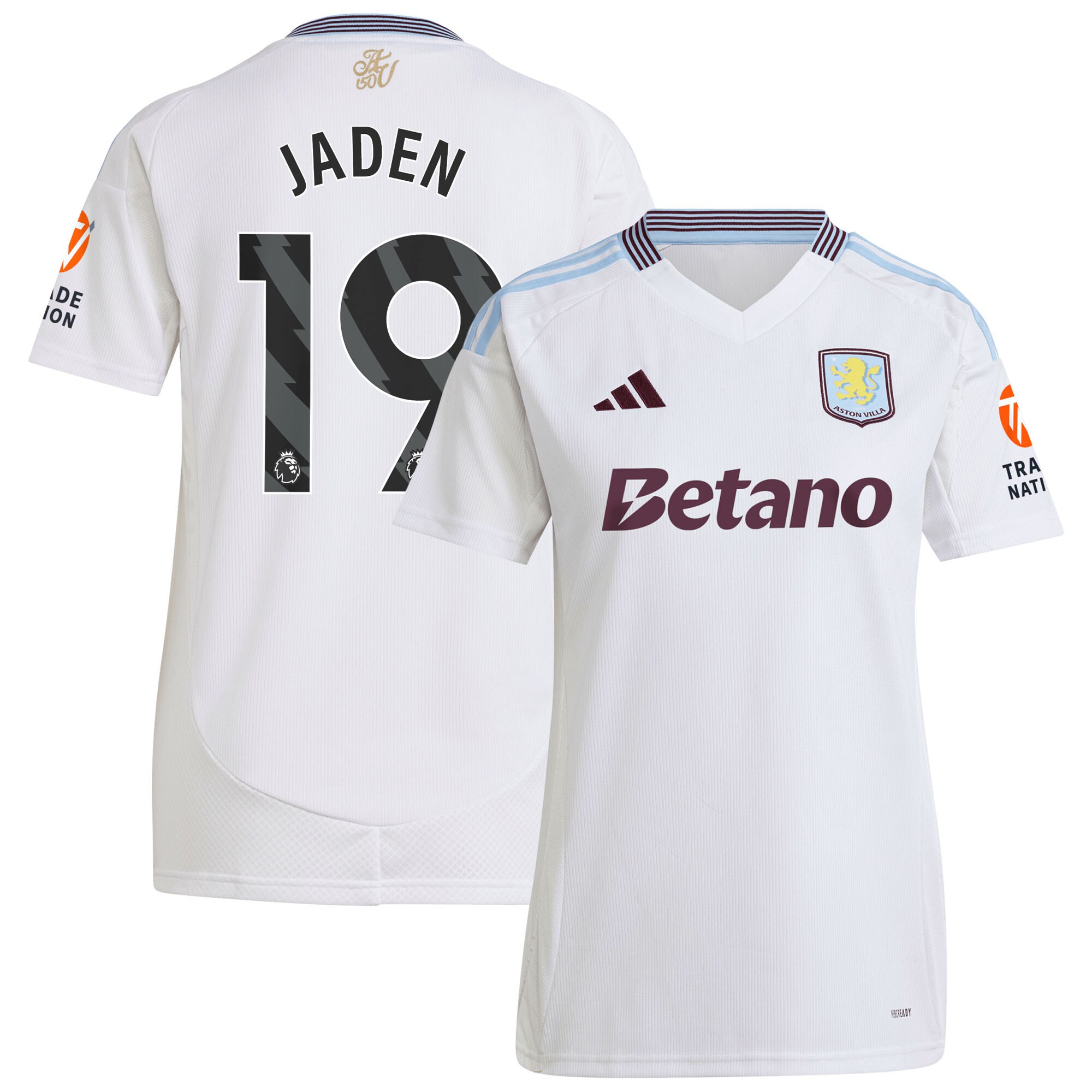 aston villa adidas away shirt 2024-25 – womens with jaden 19 printing Collection | Aston Villa Shirts and Official Gear