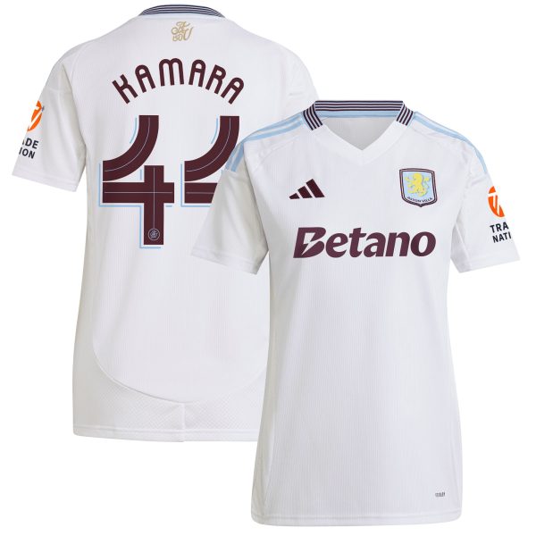 aston villa adidas away shirt 2024-25 – womens with kamara 44 cup printing Collection | Aston Villa Shirts and Official Gear