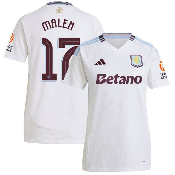 aston villa adidas away shirt 2024-25 – womens with malen 17 cup printing Collection | Aston Villa Shirts and Official Gear